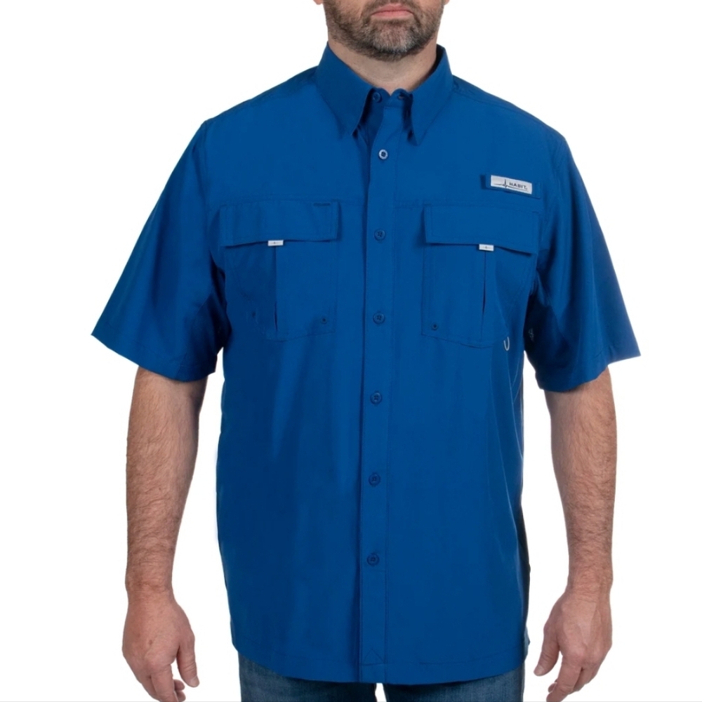 NWT Men’s Forage River Short Sleeve River Guide Fishing Shirt